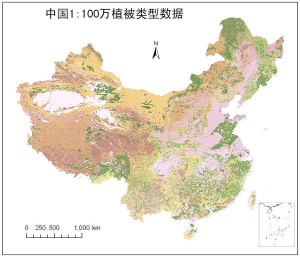 中国1:100万植被数据