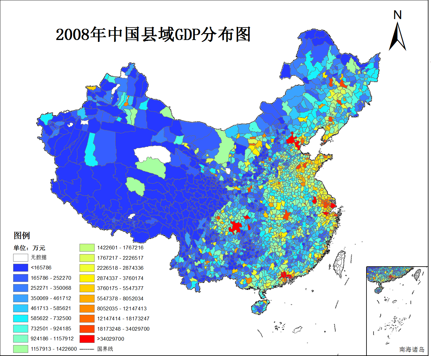 2008-2010年中国县域综合经济数据集