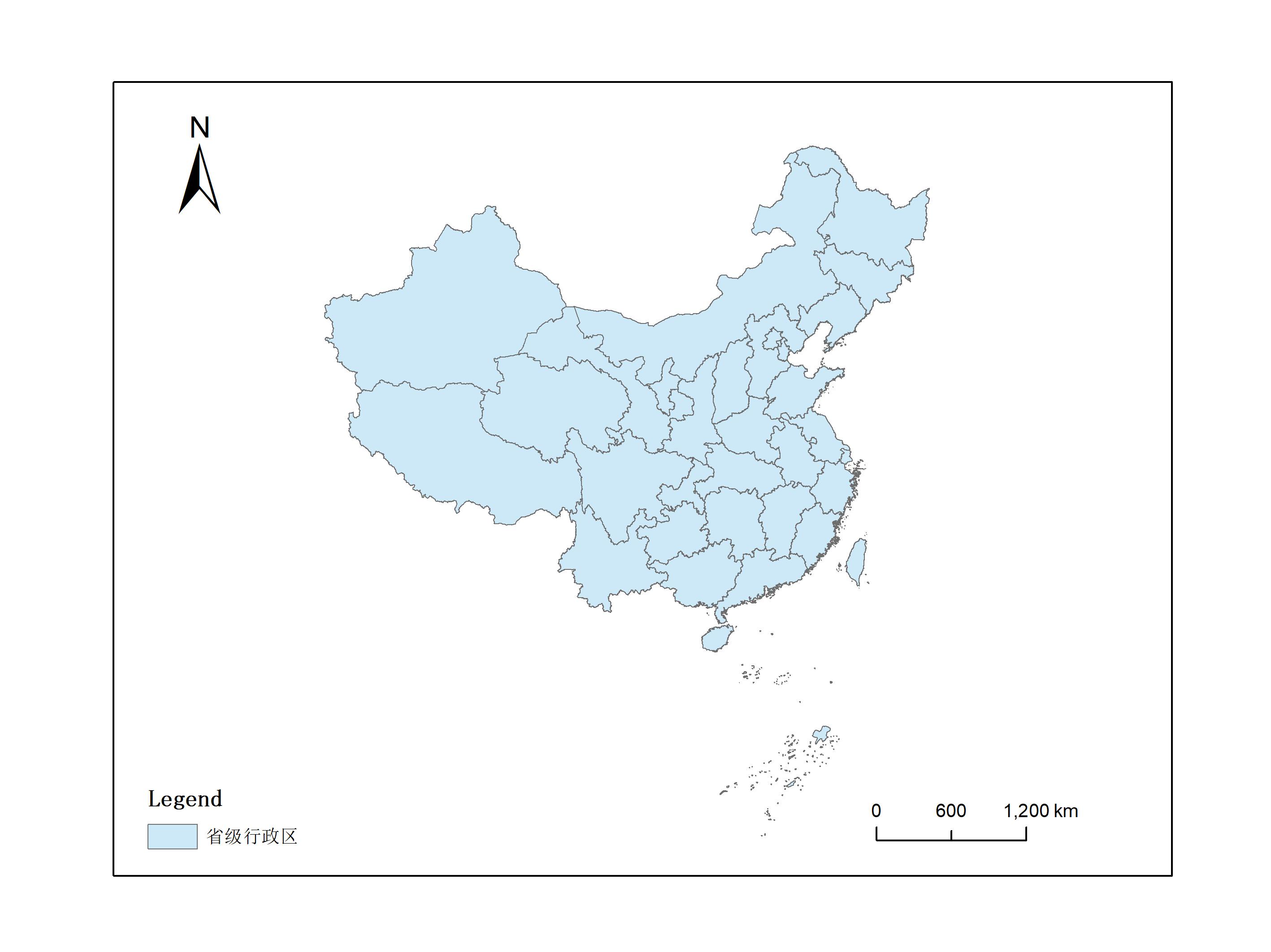 中国1:400万基础地理要素数据集