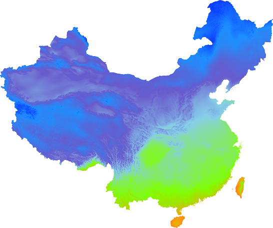 中国1km格网月平均气温数据集_2000_2010年
