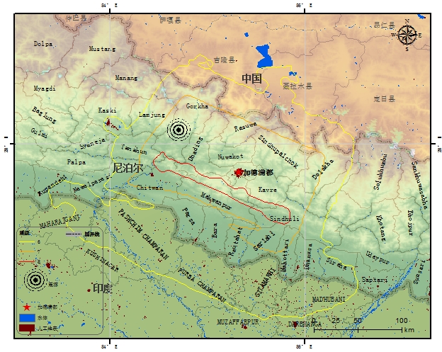 2010年尼泊尔30m分辨率人工地表数据集